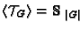 $ \langle {\cal T}_G \rangle = {\mathbb{S}}_{\vert G\vert}$